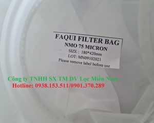 Túi lọc NMO hiệu FAQUI size 1 cấp lọc 75 micron