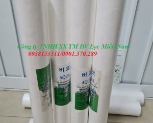 Lõi lọc bông nén 20 inch 10 micron hiệu AQUA dùng cho lọc nước