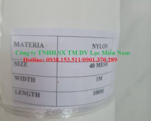 Vải lọc NMO 40 mesh khổ 1m chất liệu Nylon dùng cho công nghiệp