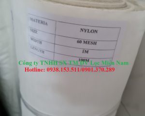 Vải Lọc NMO 60 mesh khổ 1m chất liệu Nylon