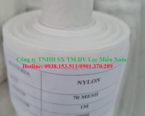 Vải lọc NMO 70 mesh khổ 1m chất liệu Nylon