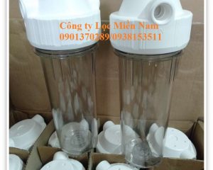 Ly lọc trong 10 inch ren 21 màu trắng lọc nước và thực phẩm